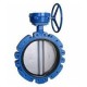 CI Butterfly Valve Wafer Type SS Disc Gear Operated PN 1.6 (Castle)